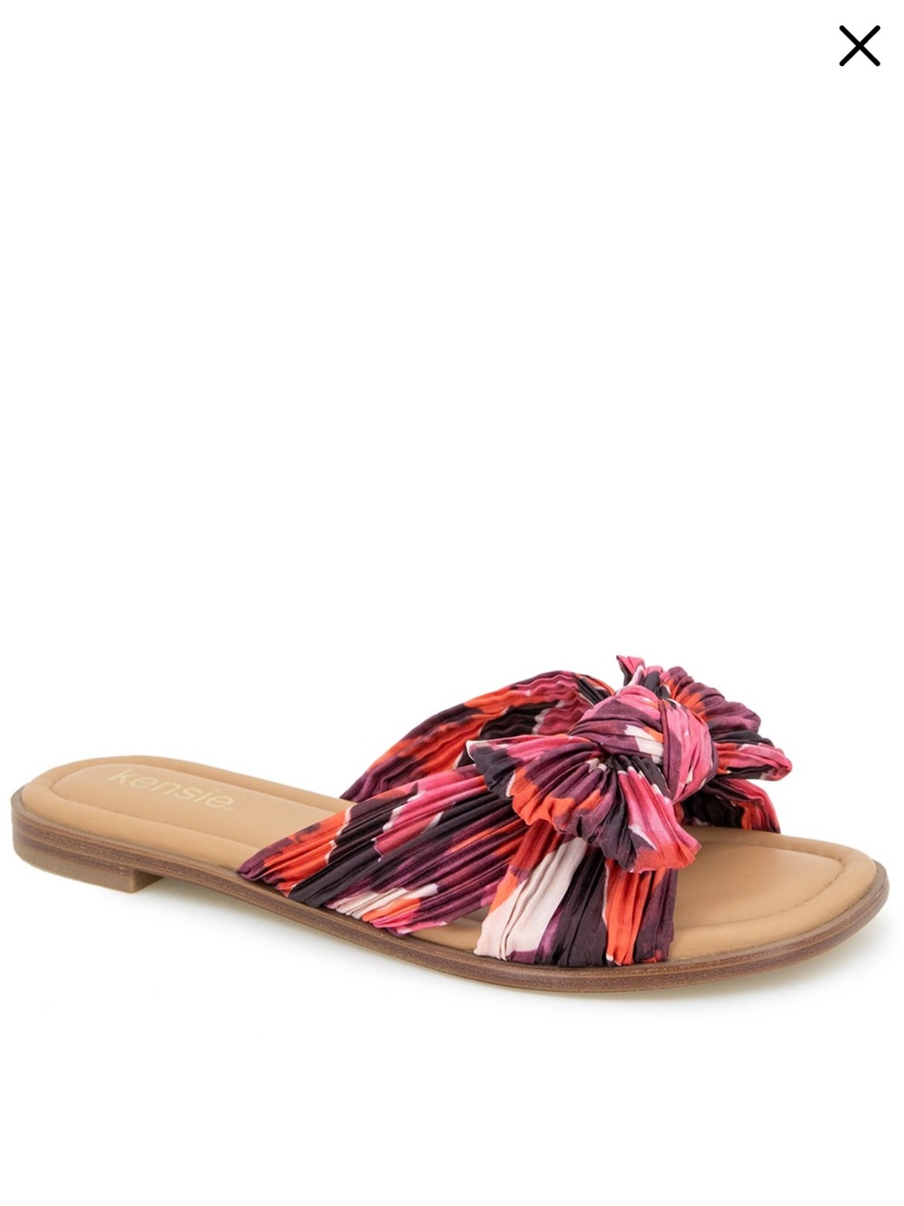 Kensie Renata 2 Bow Slide Sandal 9